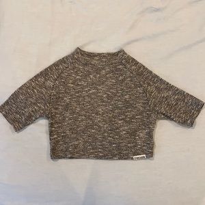 Gymshark Slounge Crop Top - Black Marl